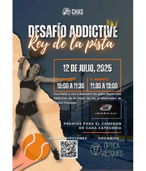 Pago desafío pádel...